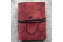Distressed Red Journal